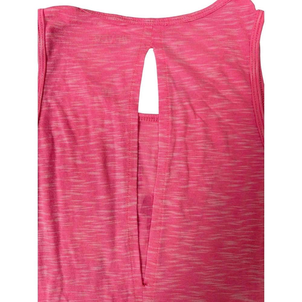 EVCR Workout Tank Top Womens Small Pink Graphic Racerback Gym Fitness Shirt - Picture 5 of 9